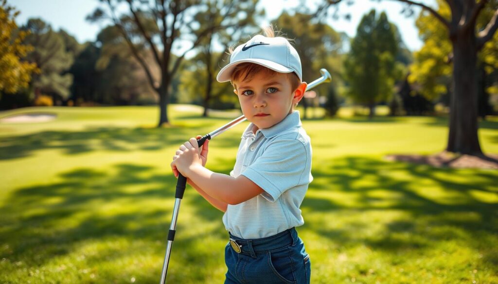 Charlie Woods young golfer